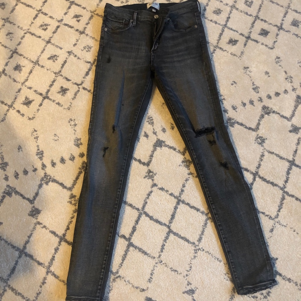 AGOLDE black denim